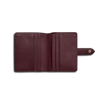 Small Snap Wallet - Merlot