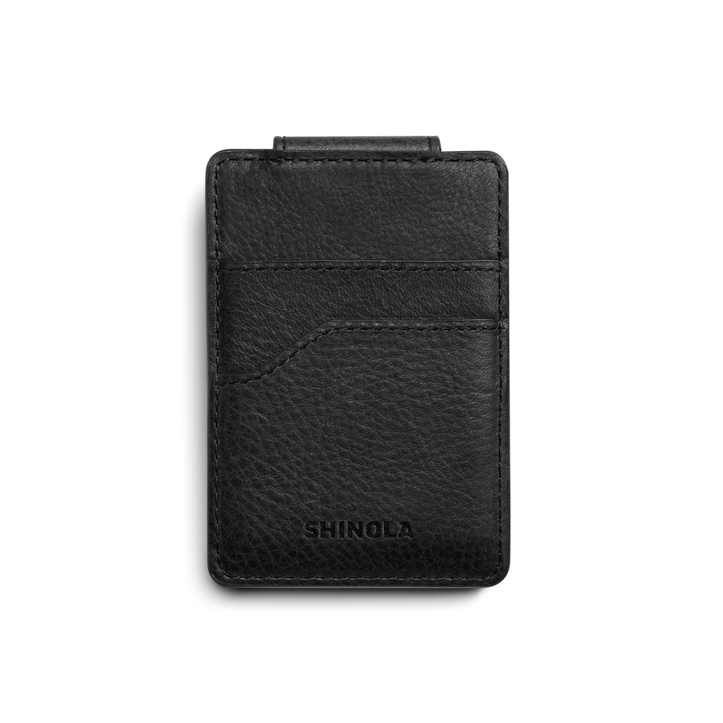 Magnetic Money Clip Card Holder - Black