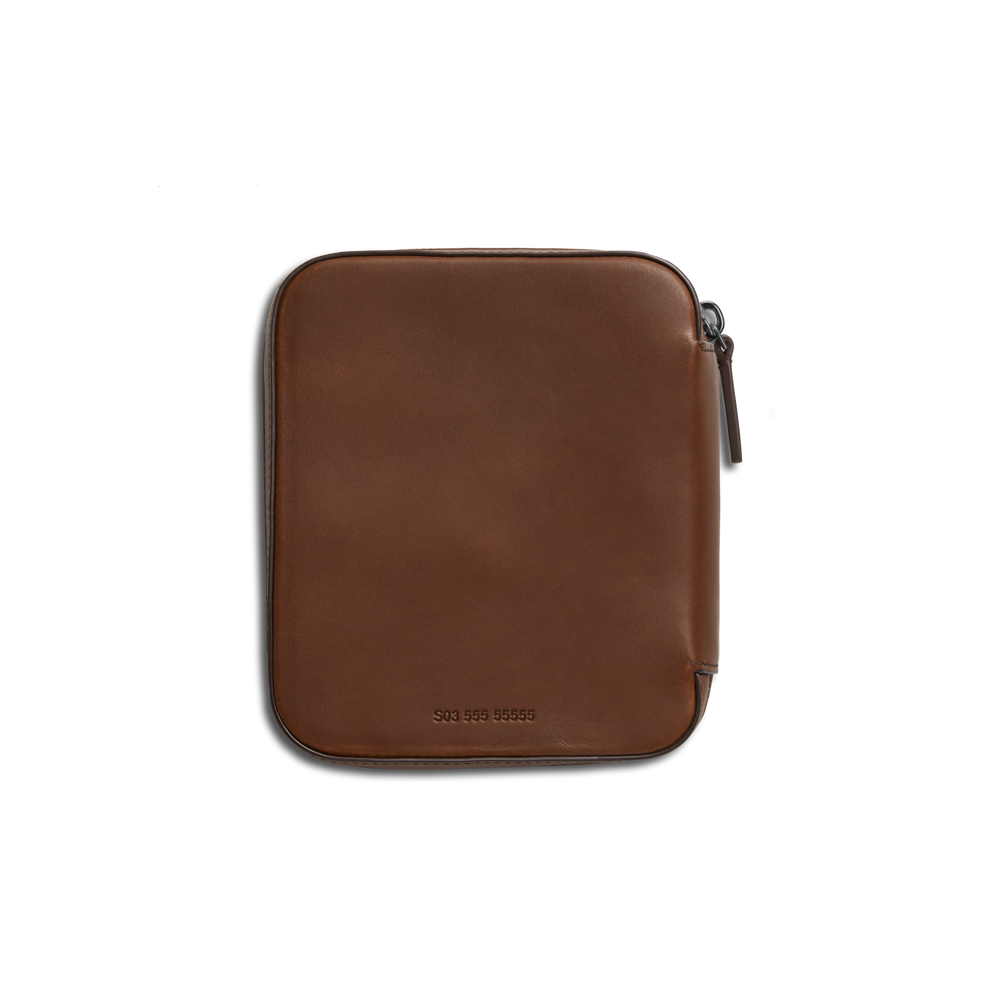 Four Watch Travel Case - Medium Brown