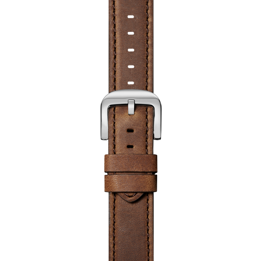 20mm British Tan Leather Watch Strap (XL) - British Tan