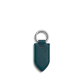 Leather Monogram Key Fob - Emerald