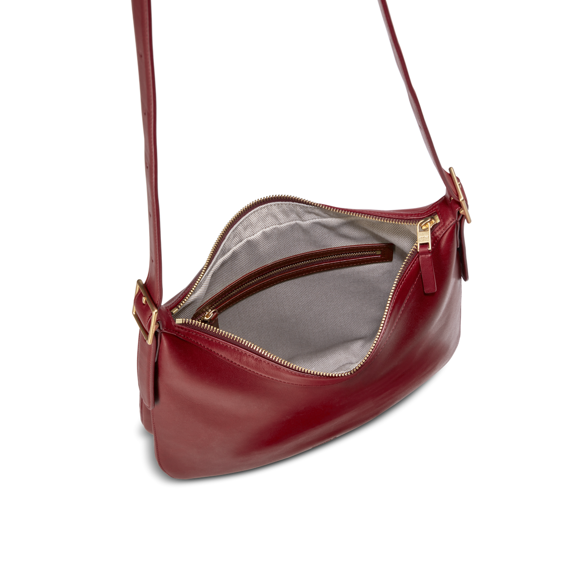 Medium Bixby Crossbody - Ruby
