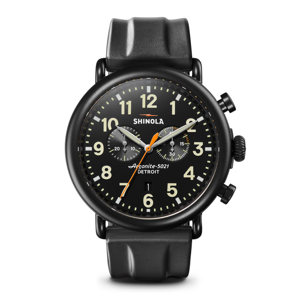 Runwell Chronograph Watch - Black