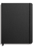 Large Hard Plain Journal - Black