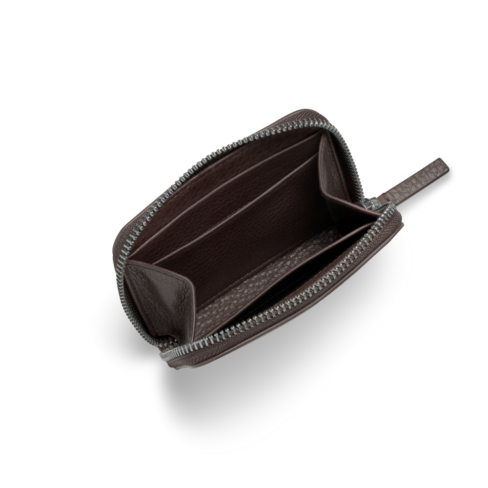 Small Zip Wallet - Espresso