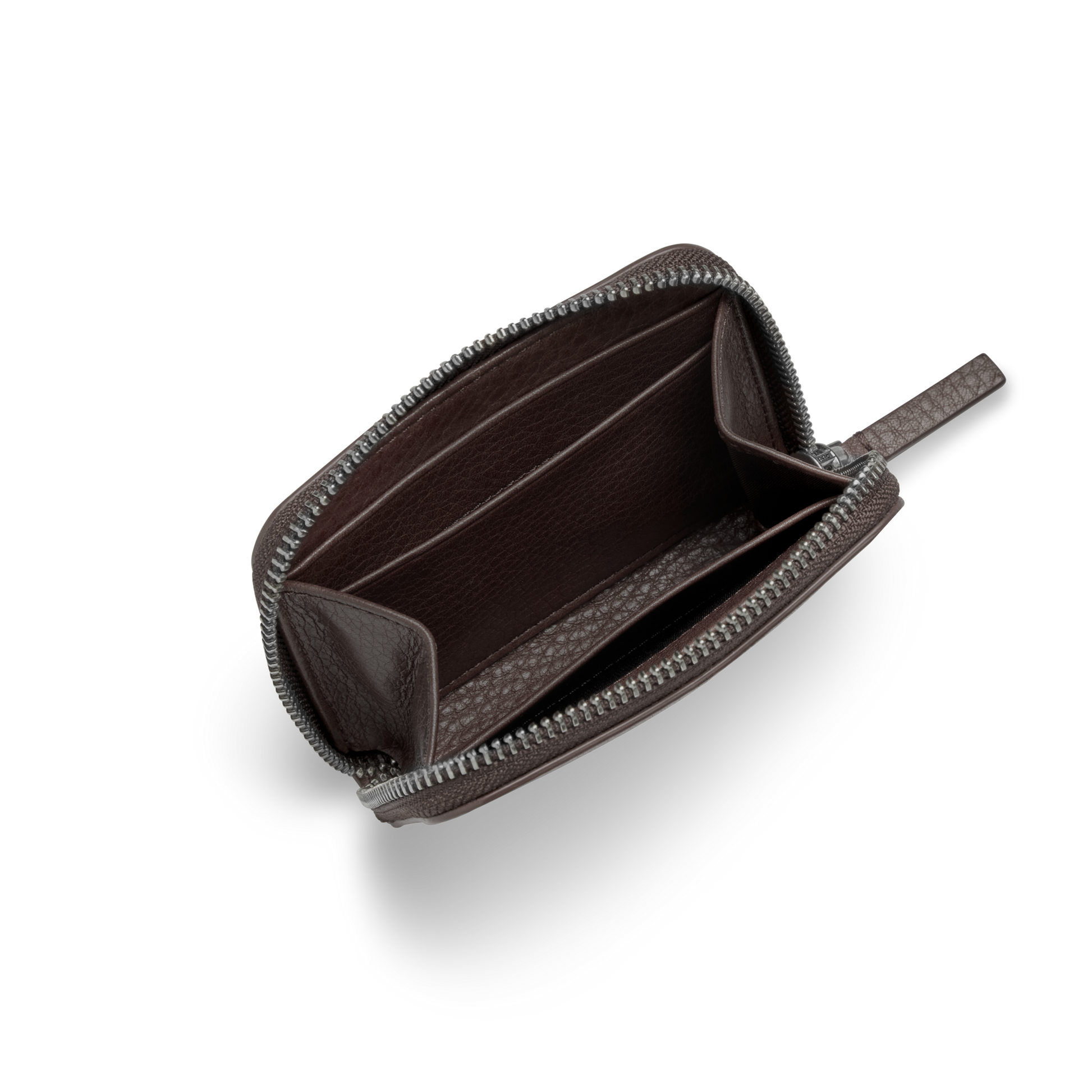 Small Zip Wallet - Espresso