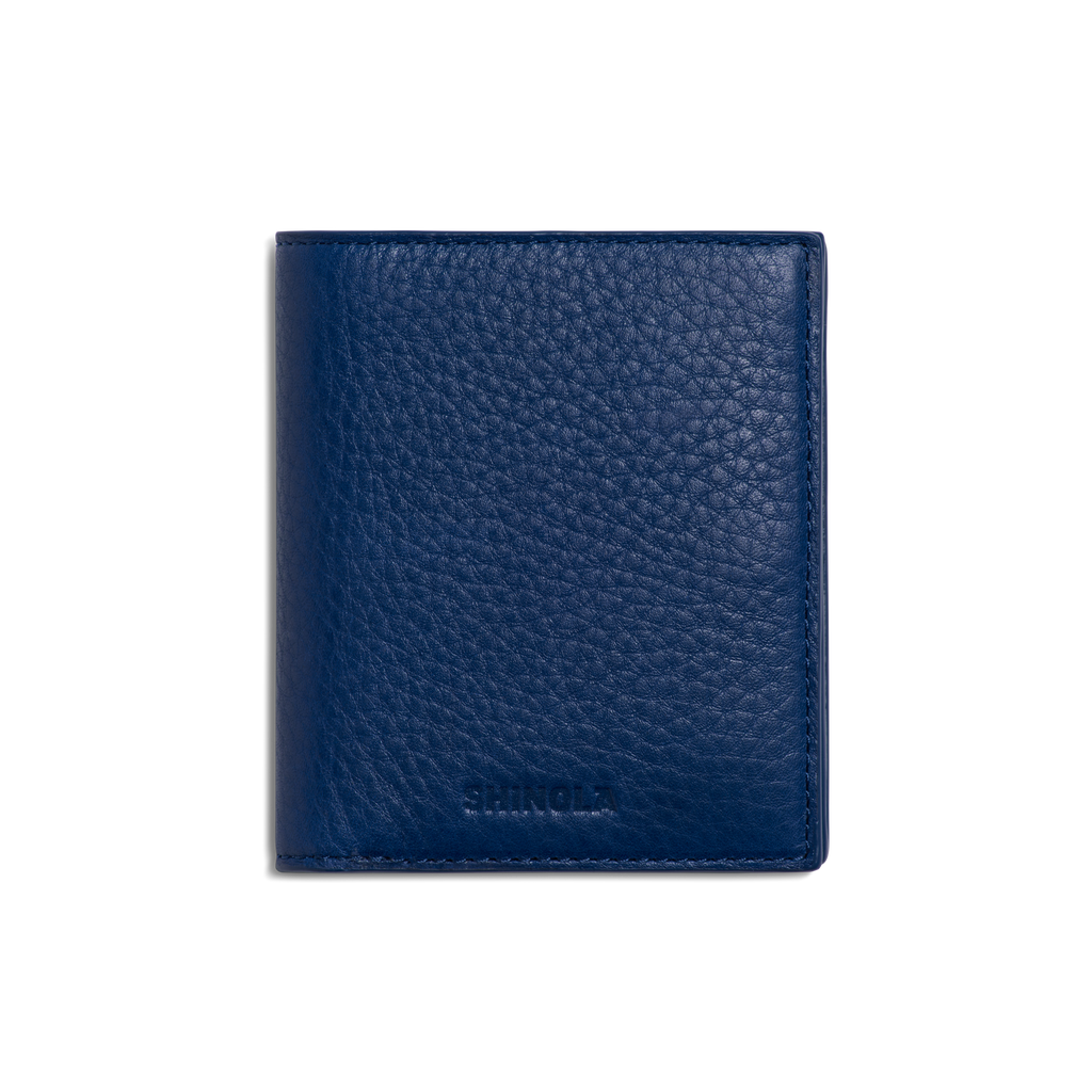 sisandi triangle ネイビー Coin Bifold - Sapphire