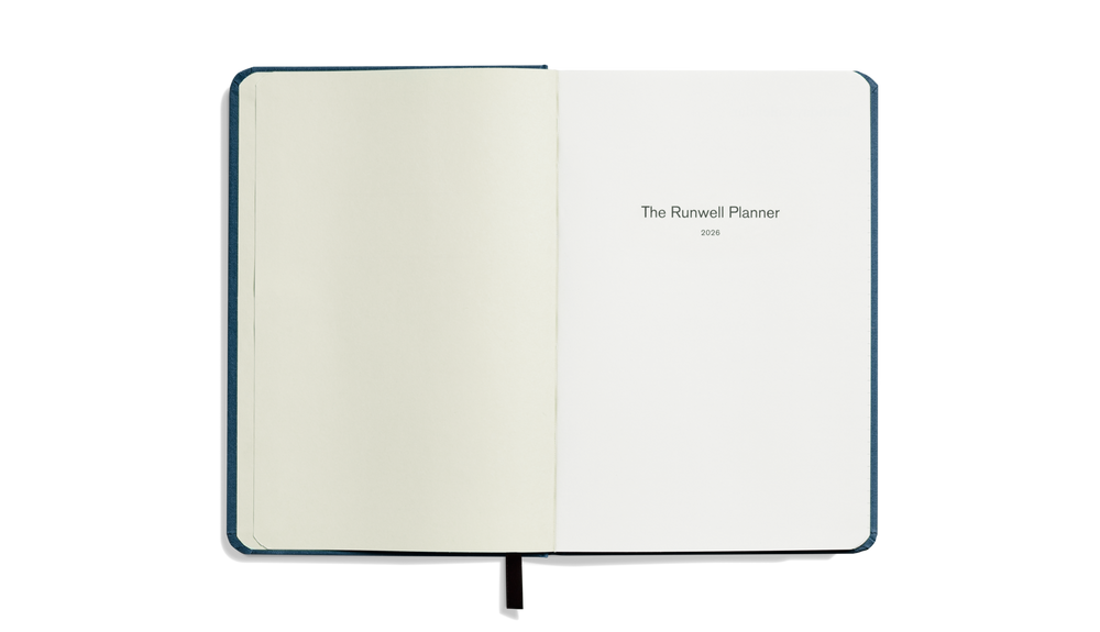 2026 12 Month Runwell Planner - Indigo