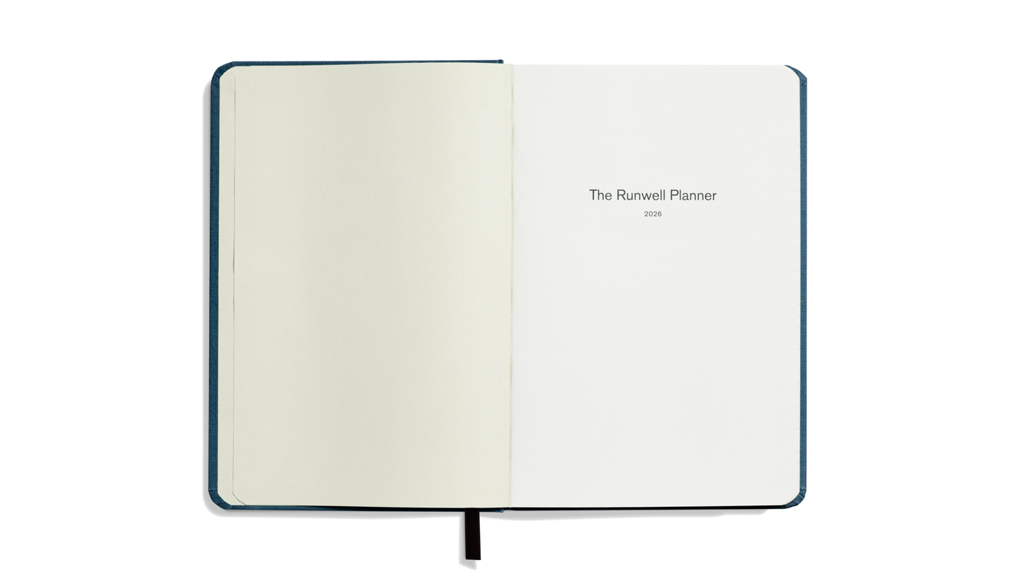 2026 12-Month Runwell Planner - Indigo