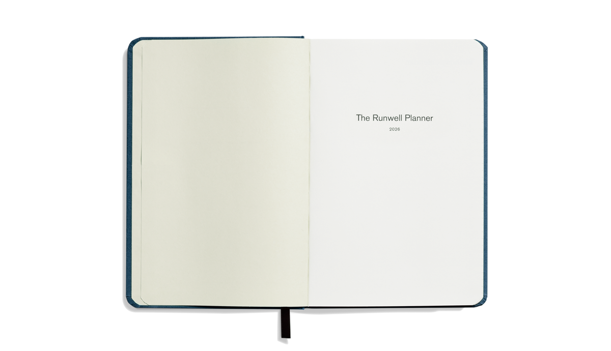 2026 12 Month Runwell Planner - Indigo