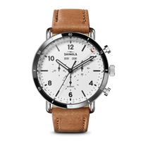 Canfield Sport Chronograph Watch - White
