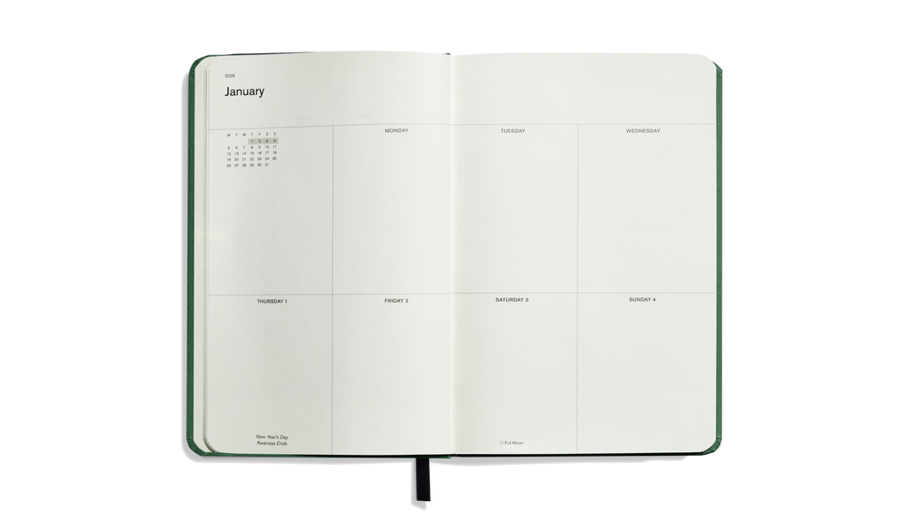 2026 12 Month Runwell Planner - Fern