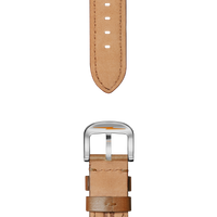 24mm Tan Leather Watch Strap - Tan