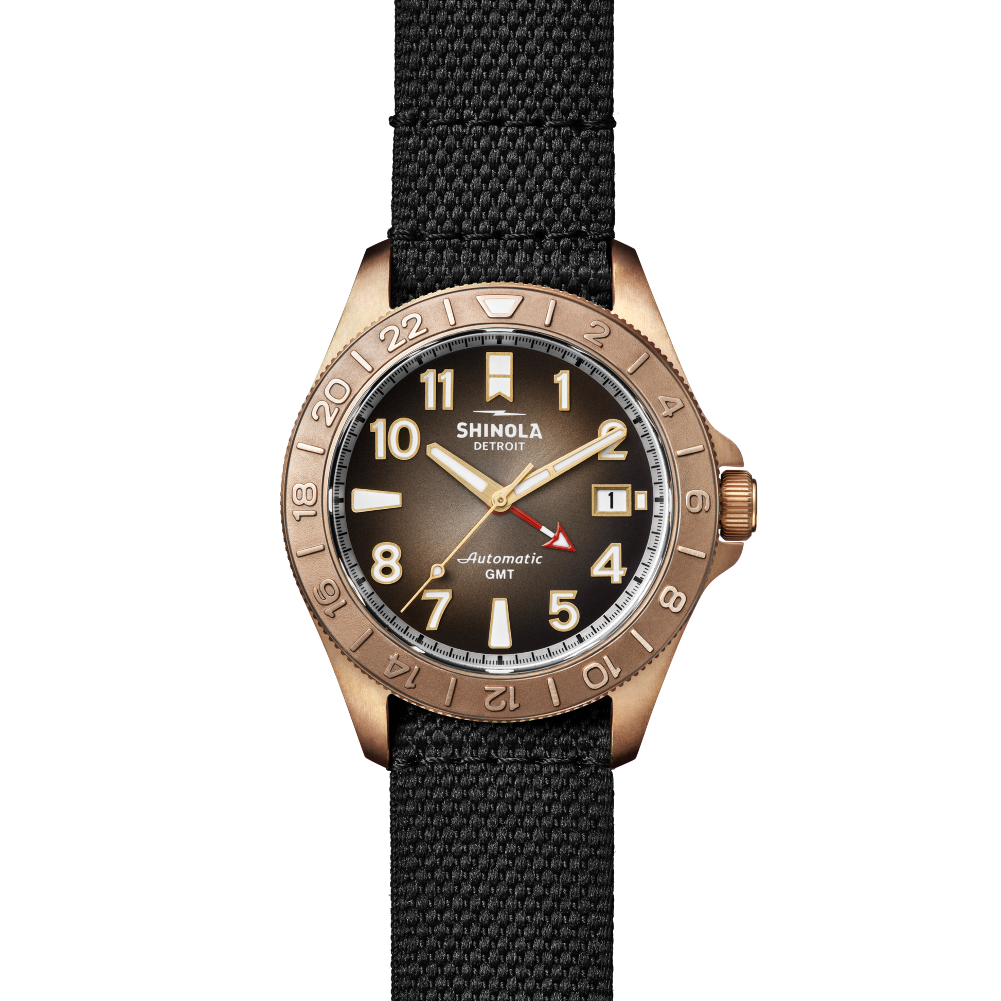 Bronze Monster GMT Automatic Watch | Shinola Bronze Monster GMT Automatic Watch | Shinola