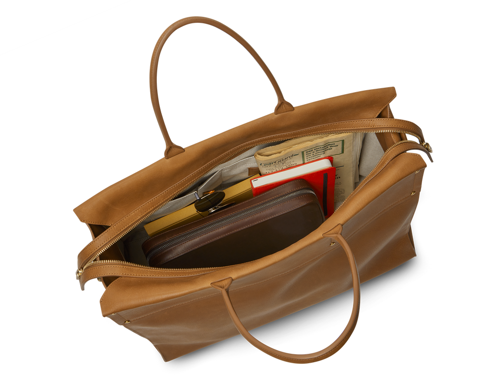 Overnight Satchel - Tan