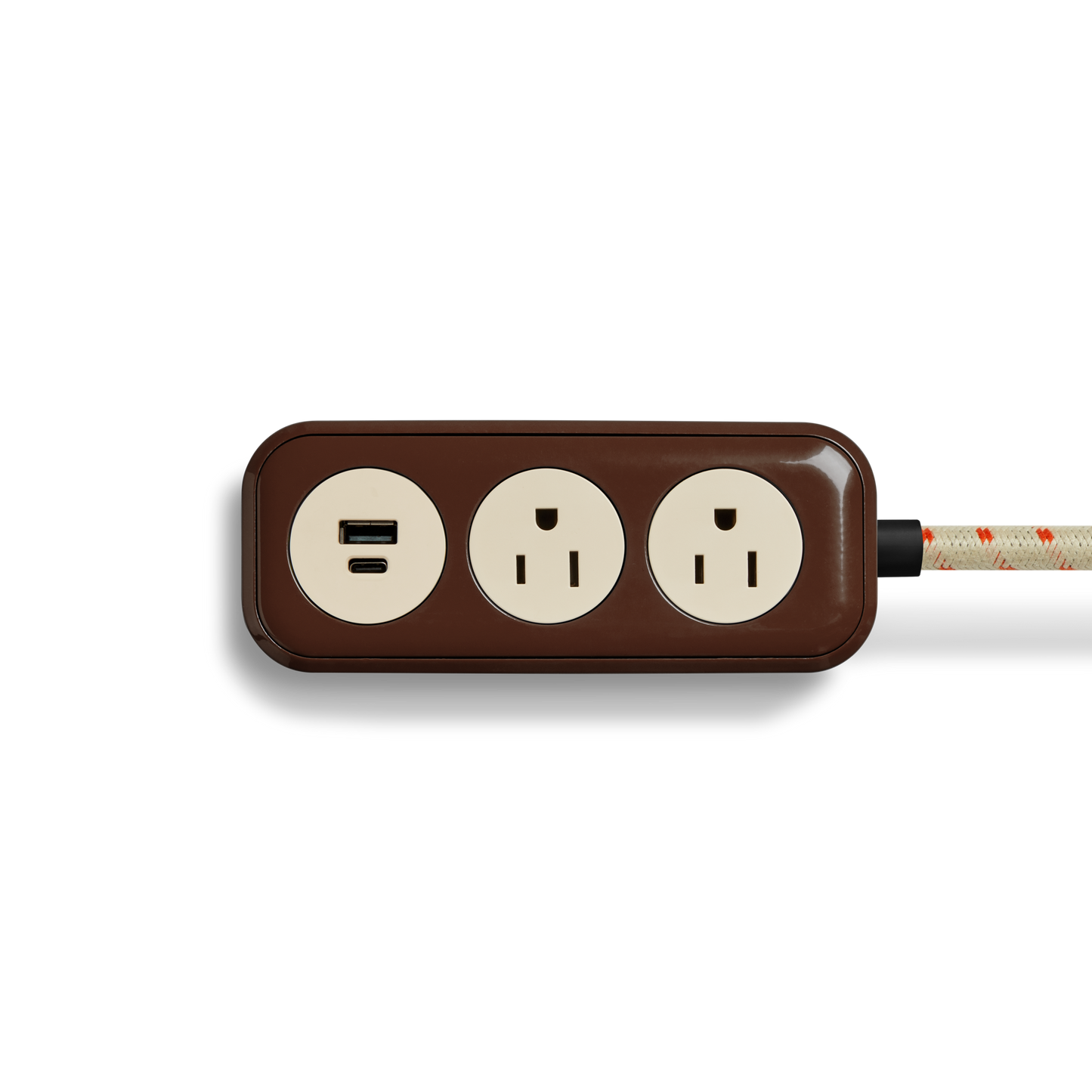 2 Port Power Supply - Espresso