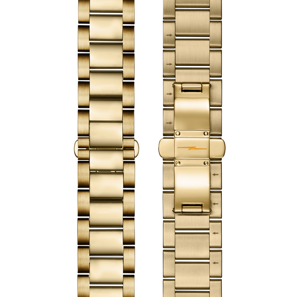 20mm Gold 3-Link Bracelet | Shinola