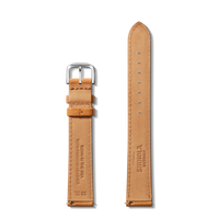 18mm Bourbon Leather Watch Strap - Extra Long - Bourbon