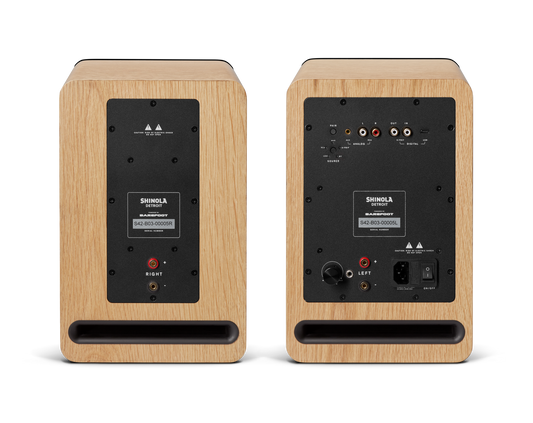 Bluetooth Bookshelf Speakers - Natural