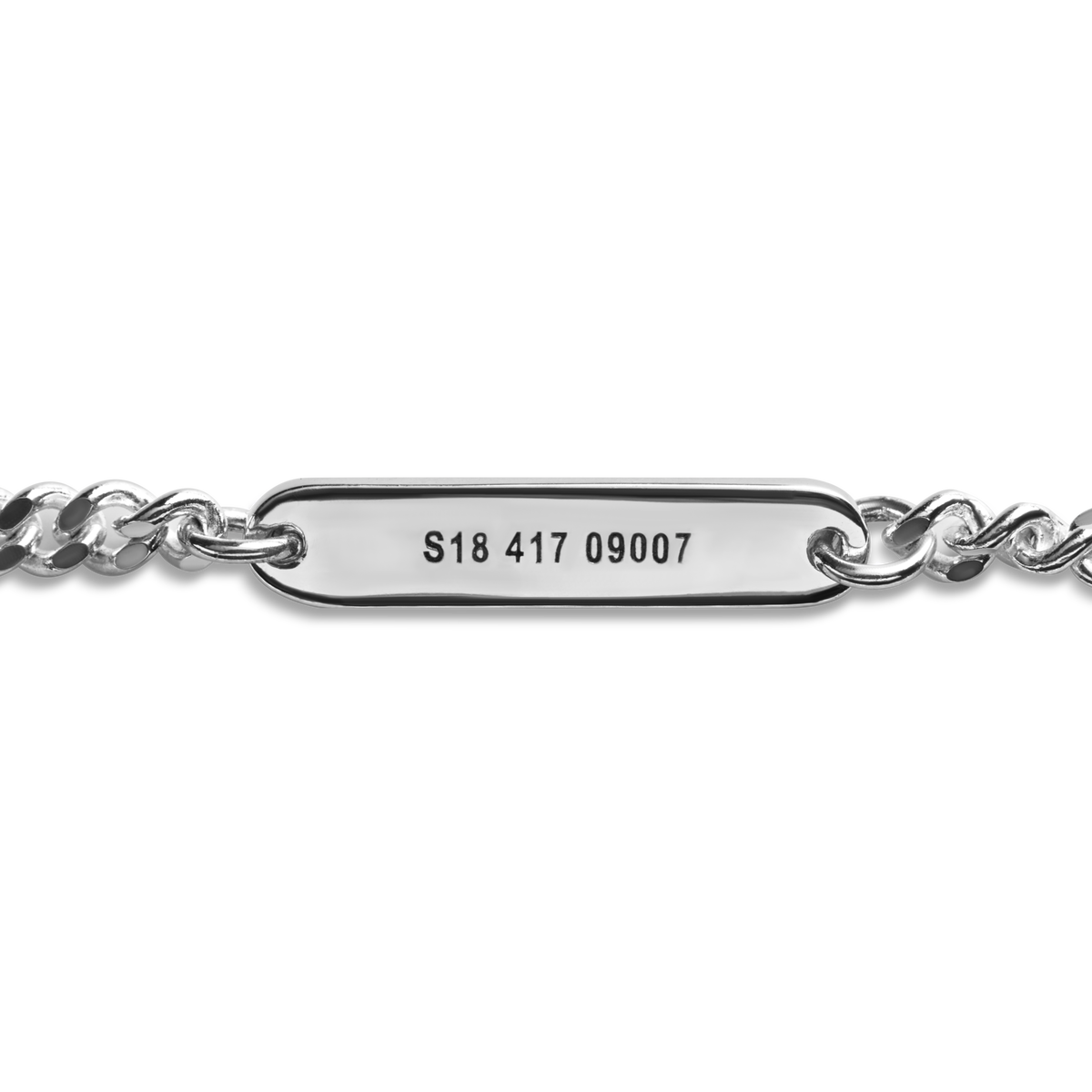 3mm Gauge Chain Bracelet - Sterling Silver
