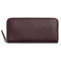 Continental Zip Wallet- Merlot