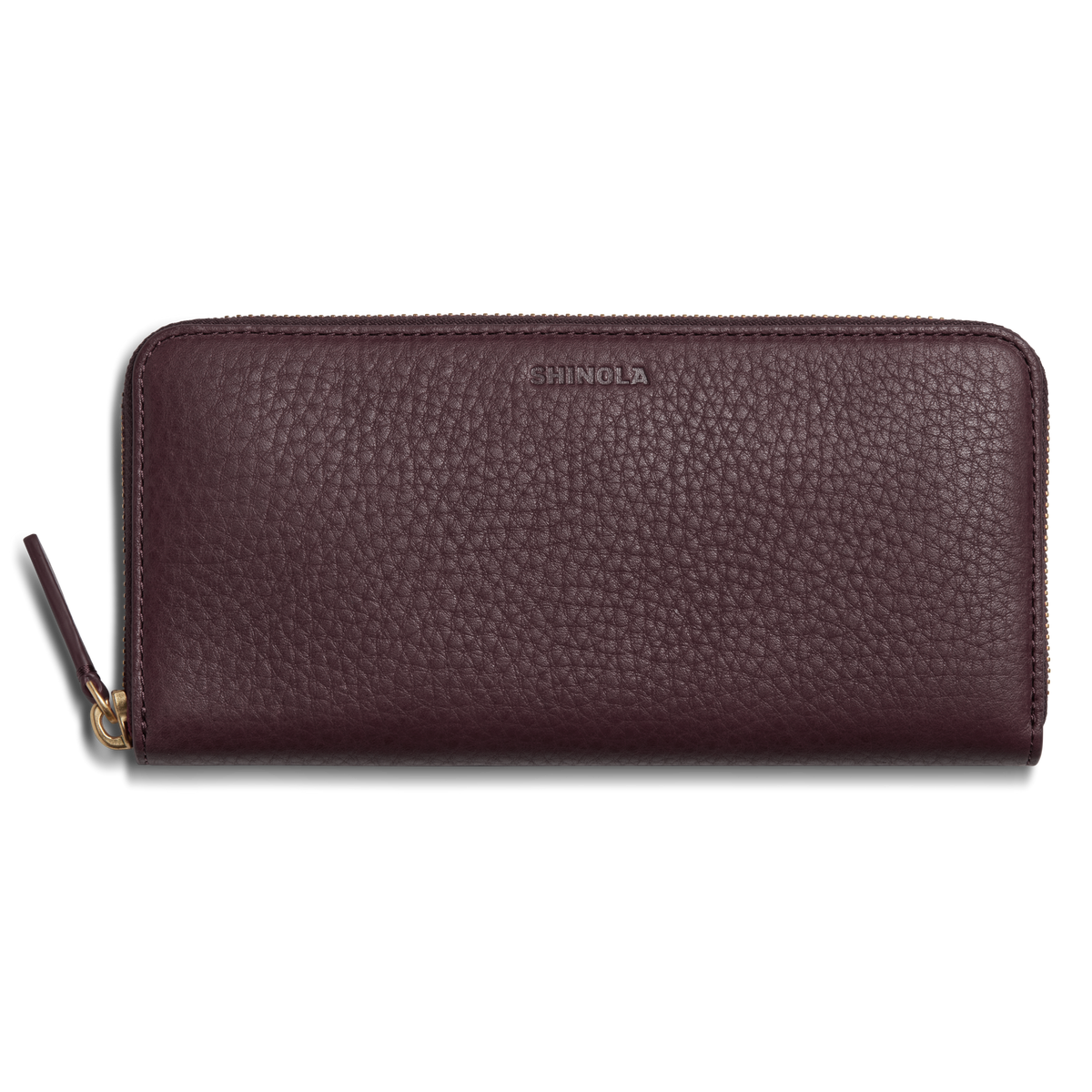 Continental Zip Wallet- Merlot