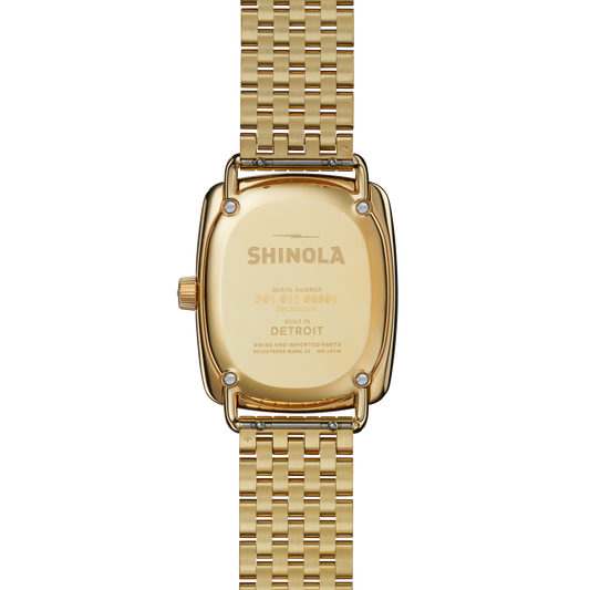 Diamond Bixby Watch - White Mother of Pearl