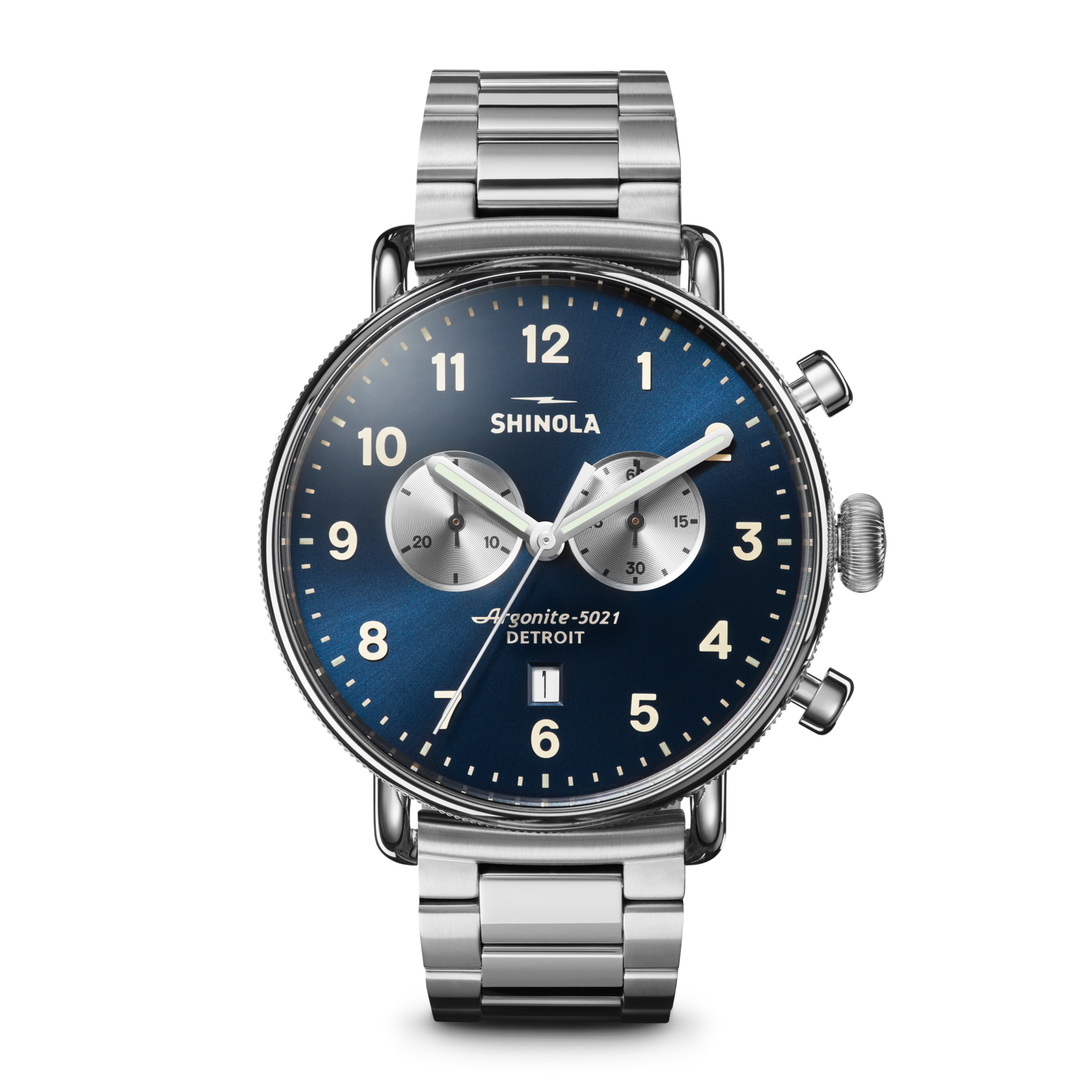 Canfield Chronograph Watch - Midnight Blue