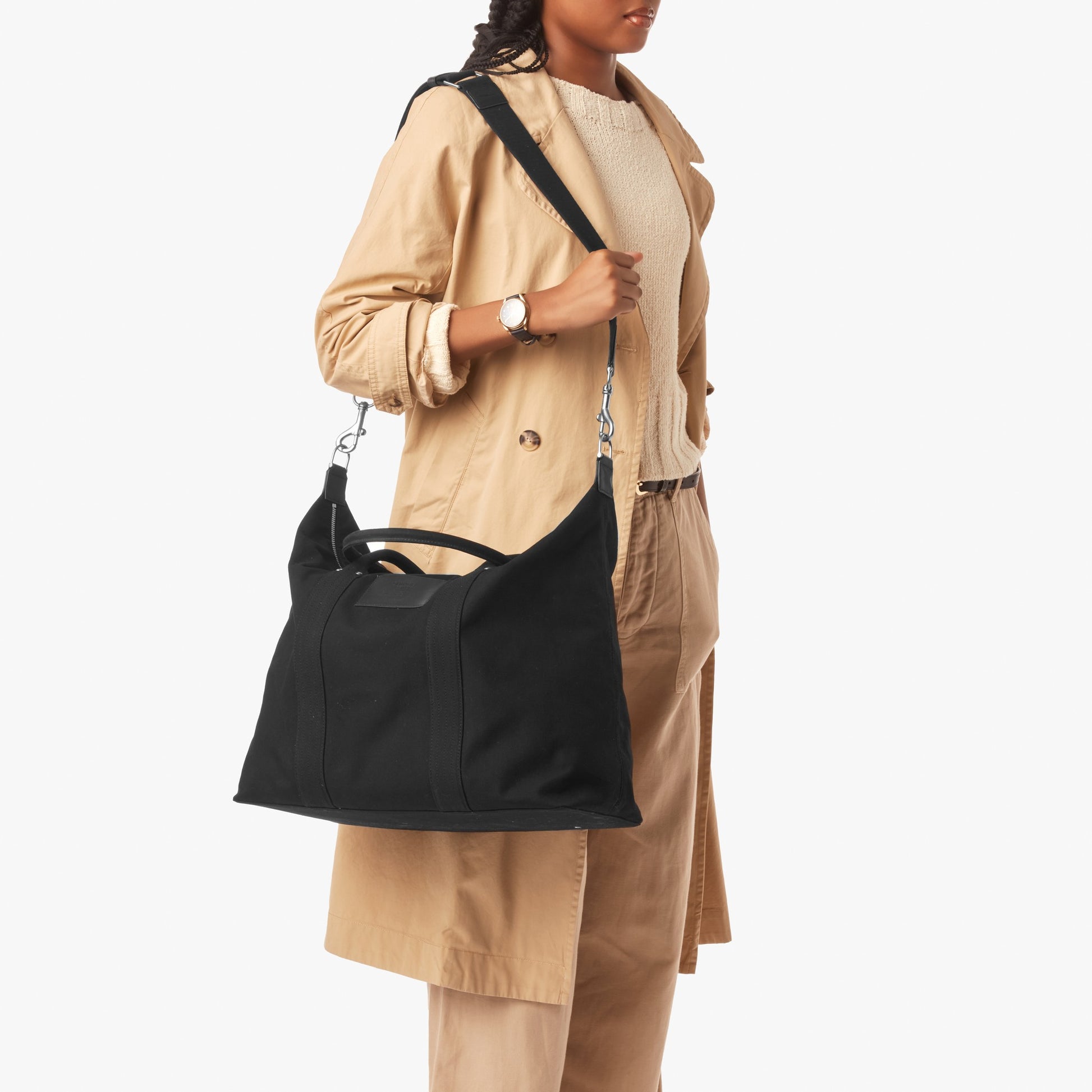 Runabout Holdall Canvas Bag - Black