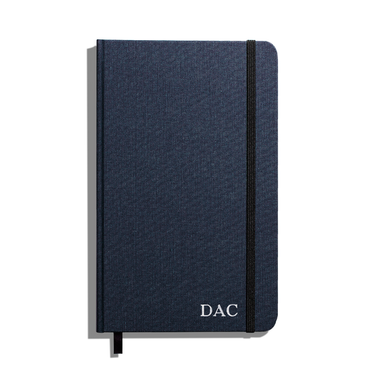 Medium Hard Grid Journal - Navy