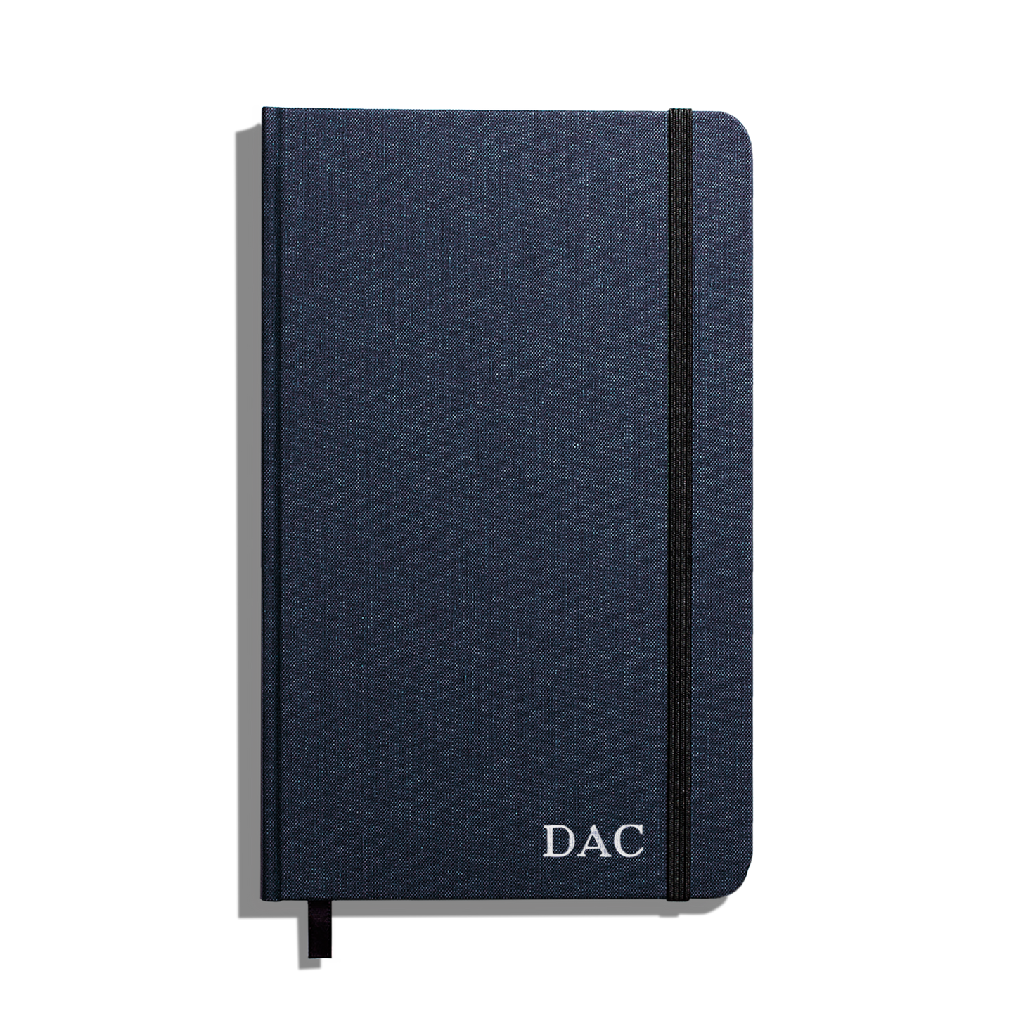 Medium Hard Ruled Journal - Navy