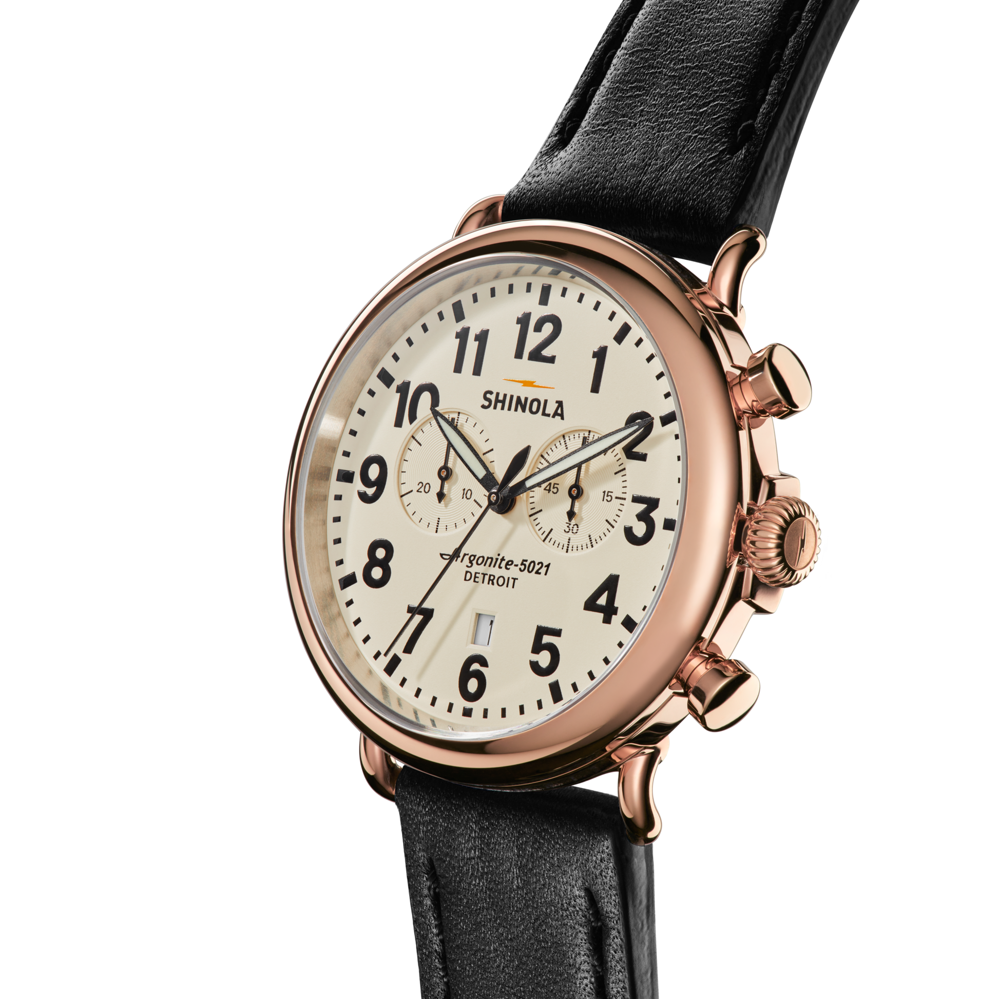 Runwell Chronograph Watch - Cream