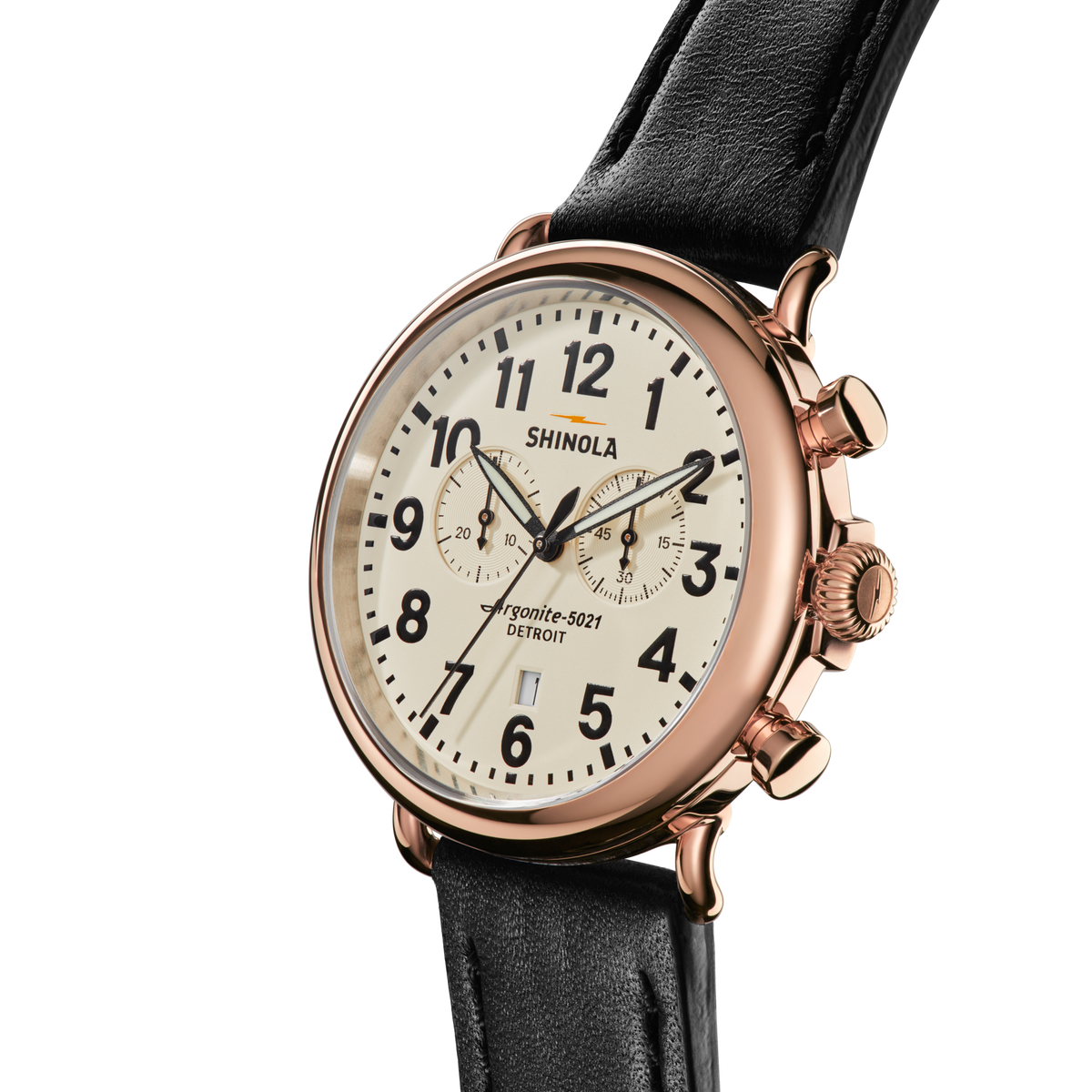 Runwell Chronograph Watch - Cream
