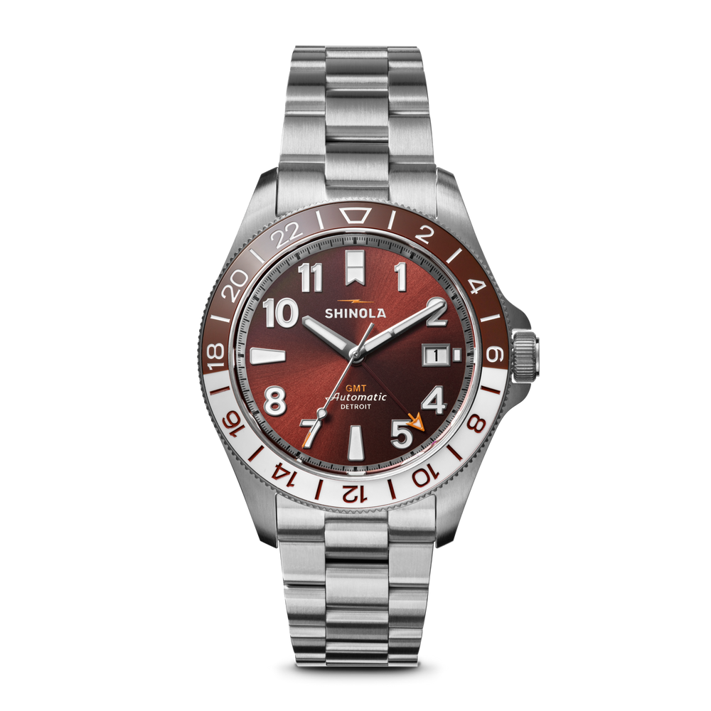 Monster GMT Automatic Watch - Whiskey