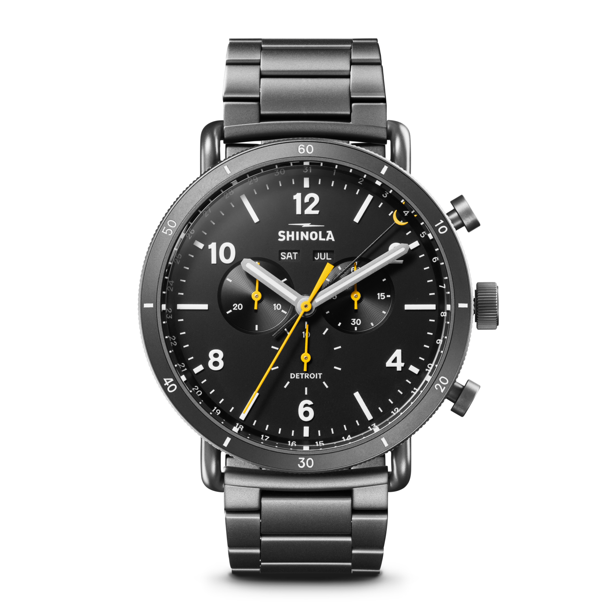 From CP キャロ サイン入り Canfield Sport Chronograph Watch - Black