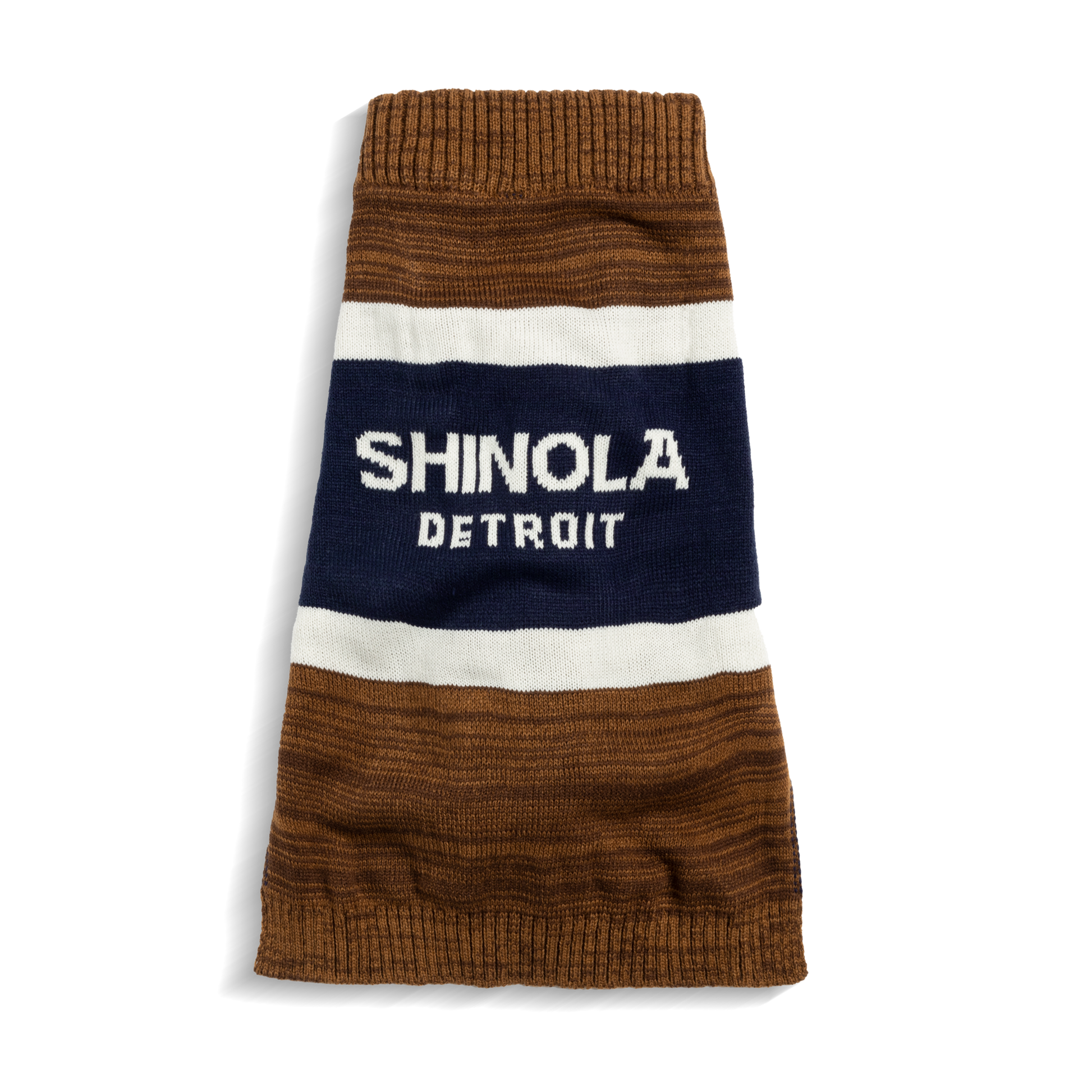 Dog Sweater - Brand Stripe / Tan
