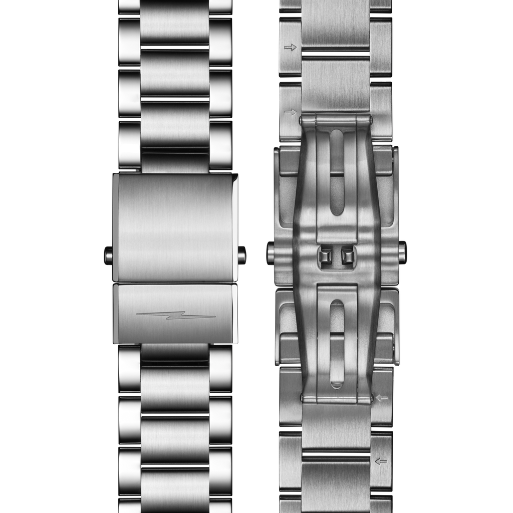 22mm Stainless Steel 3 Link Bracelet Stainless Steel