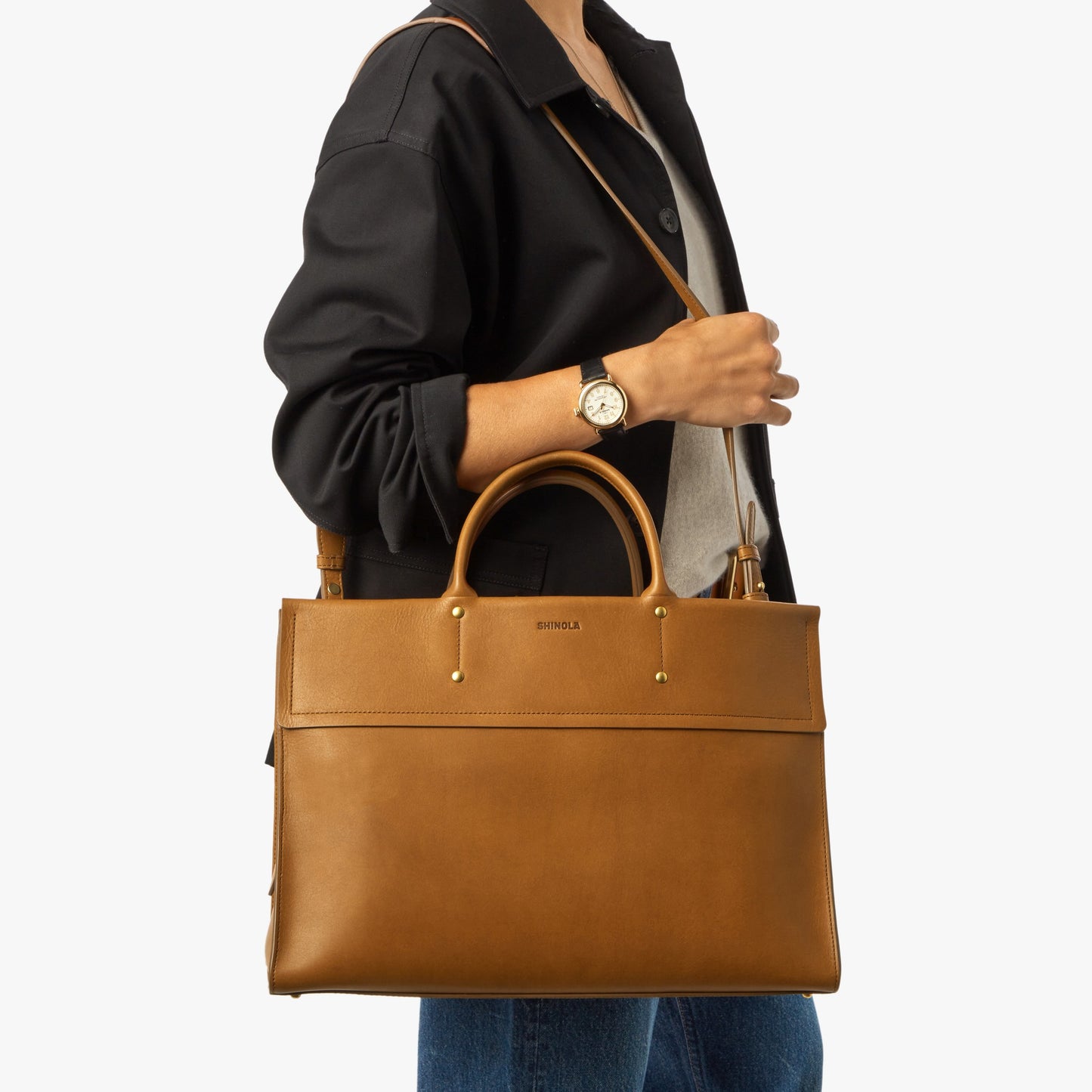 Day Satchel - Tan