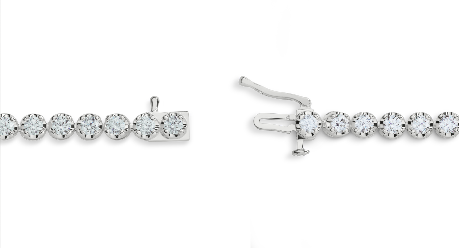 4 Carat Diamond Tennis Bracelet - White Gold