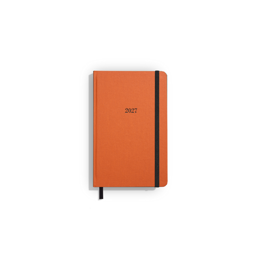 2027 12-Month Runwell Planner - Bold Orange