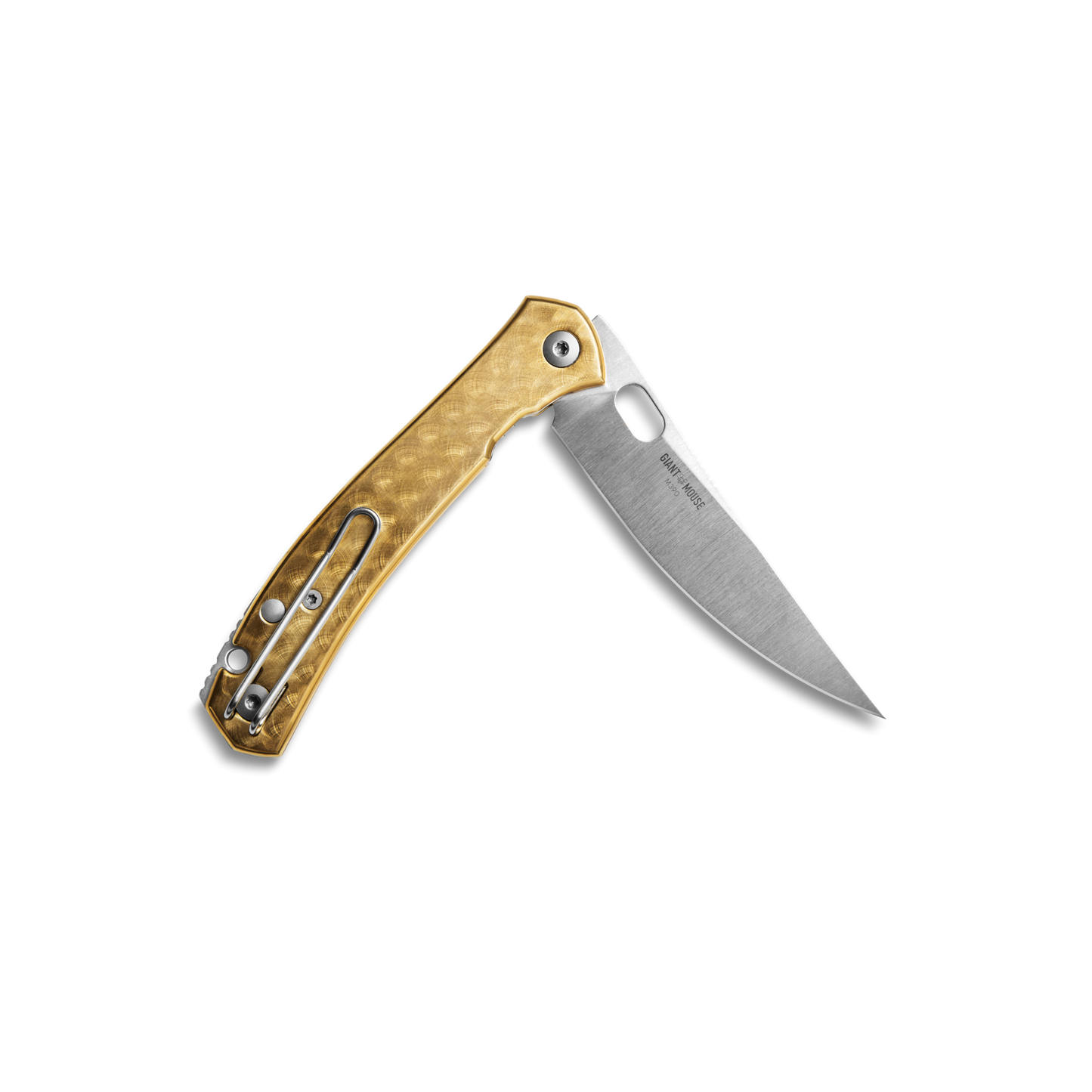 Shinola X Giant Mouse Brass Perlage Knife