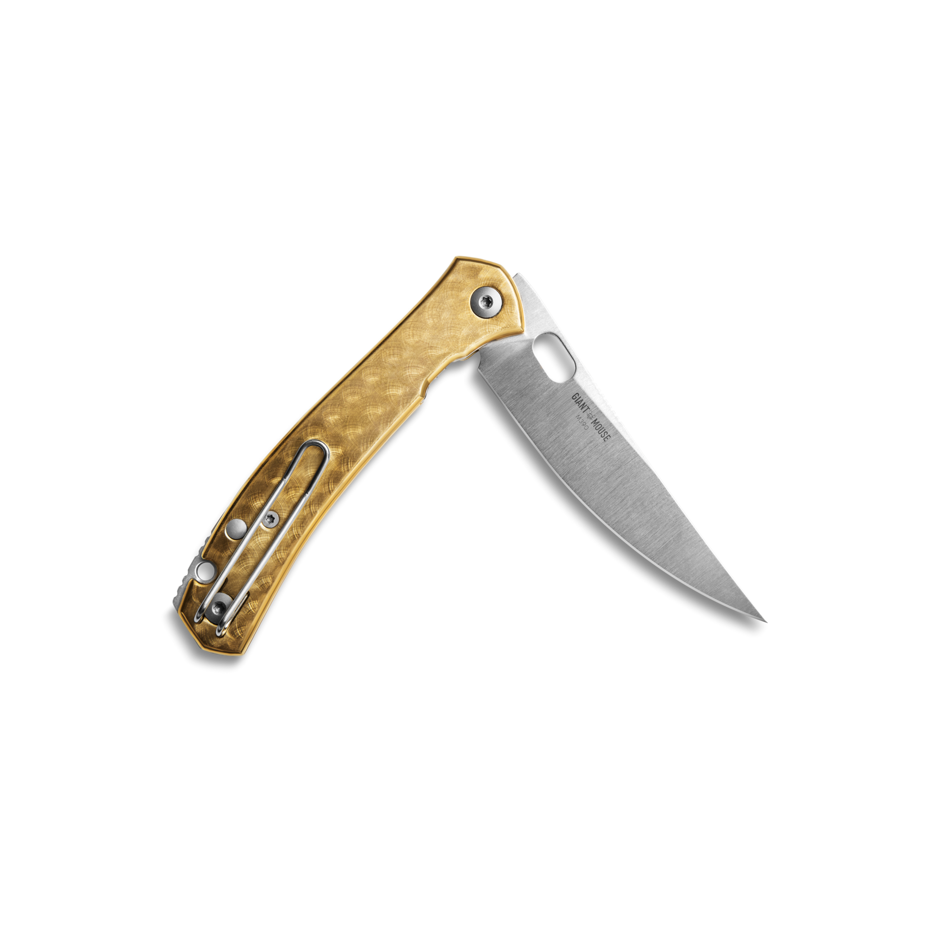 Shinola X Giant Mouse Brass Perlage Knife