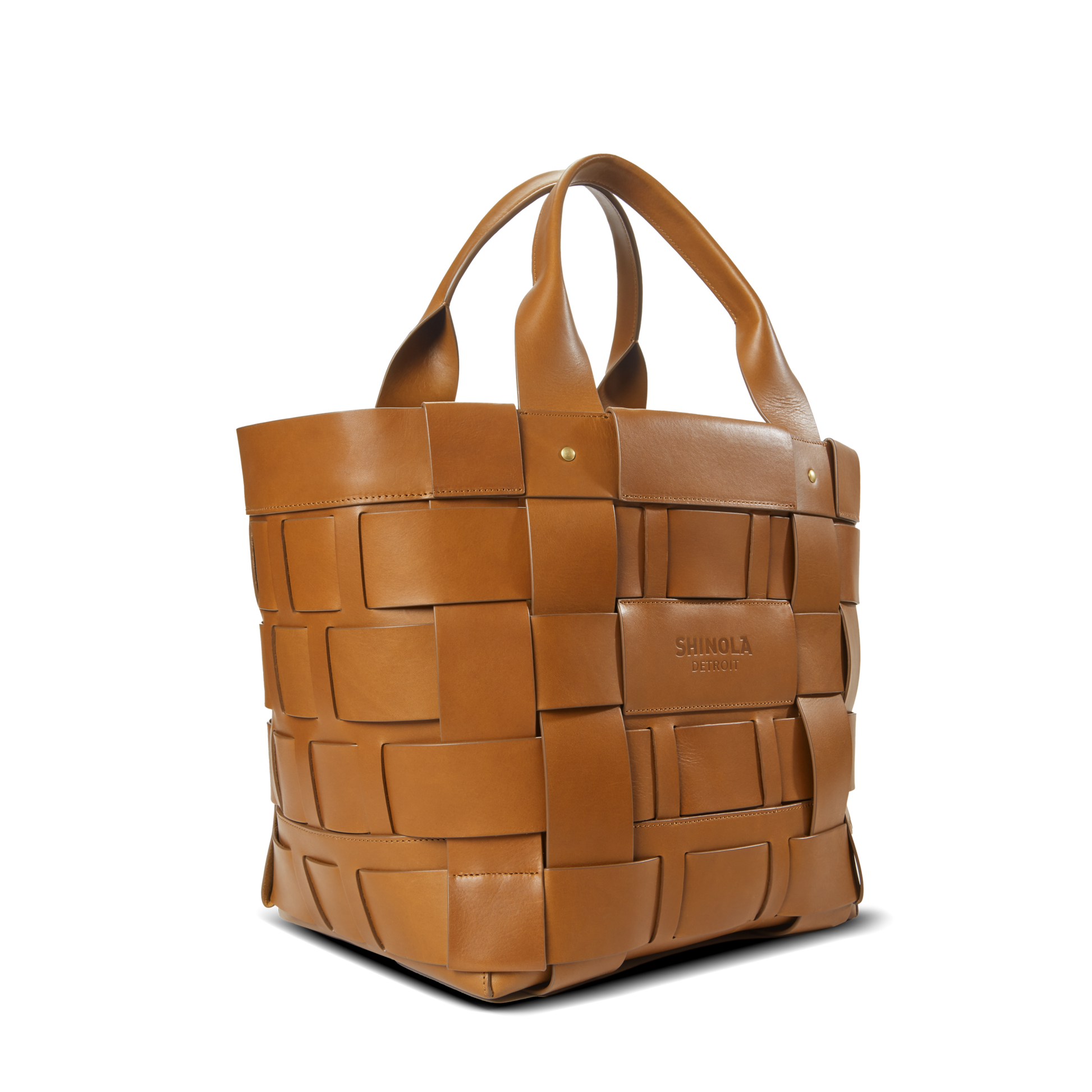 Large Bixby Basket Bag - Tan