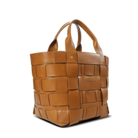 Large Bixby Basket Bag - Tan