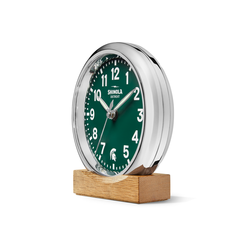 6" Runwell Clock - Green