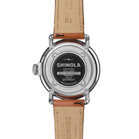 Runwell Watch - White Tan Leather Strap