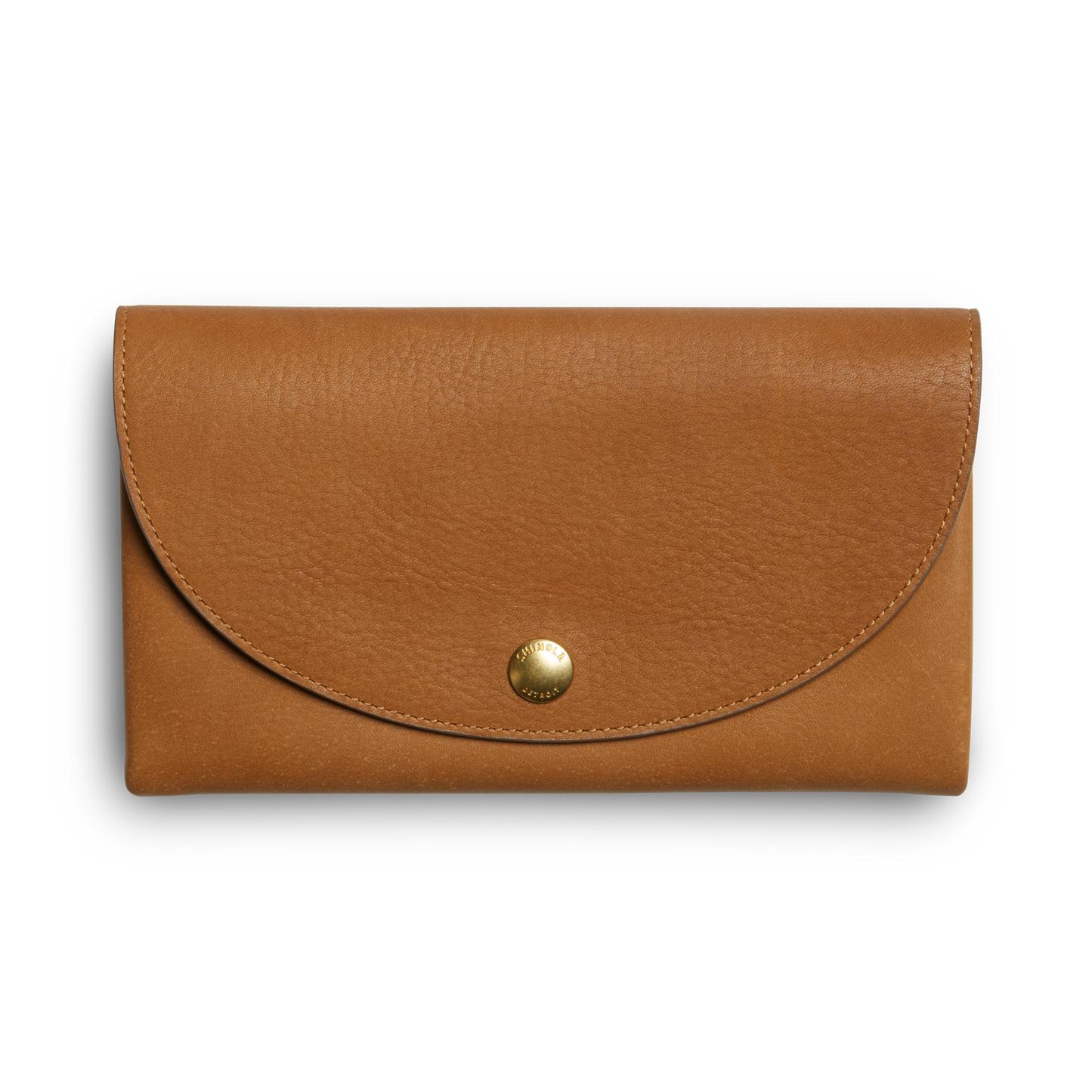 Birdy Large Snap Wallet - Tan