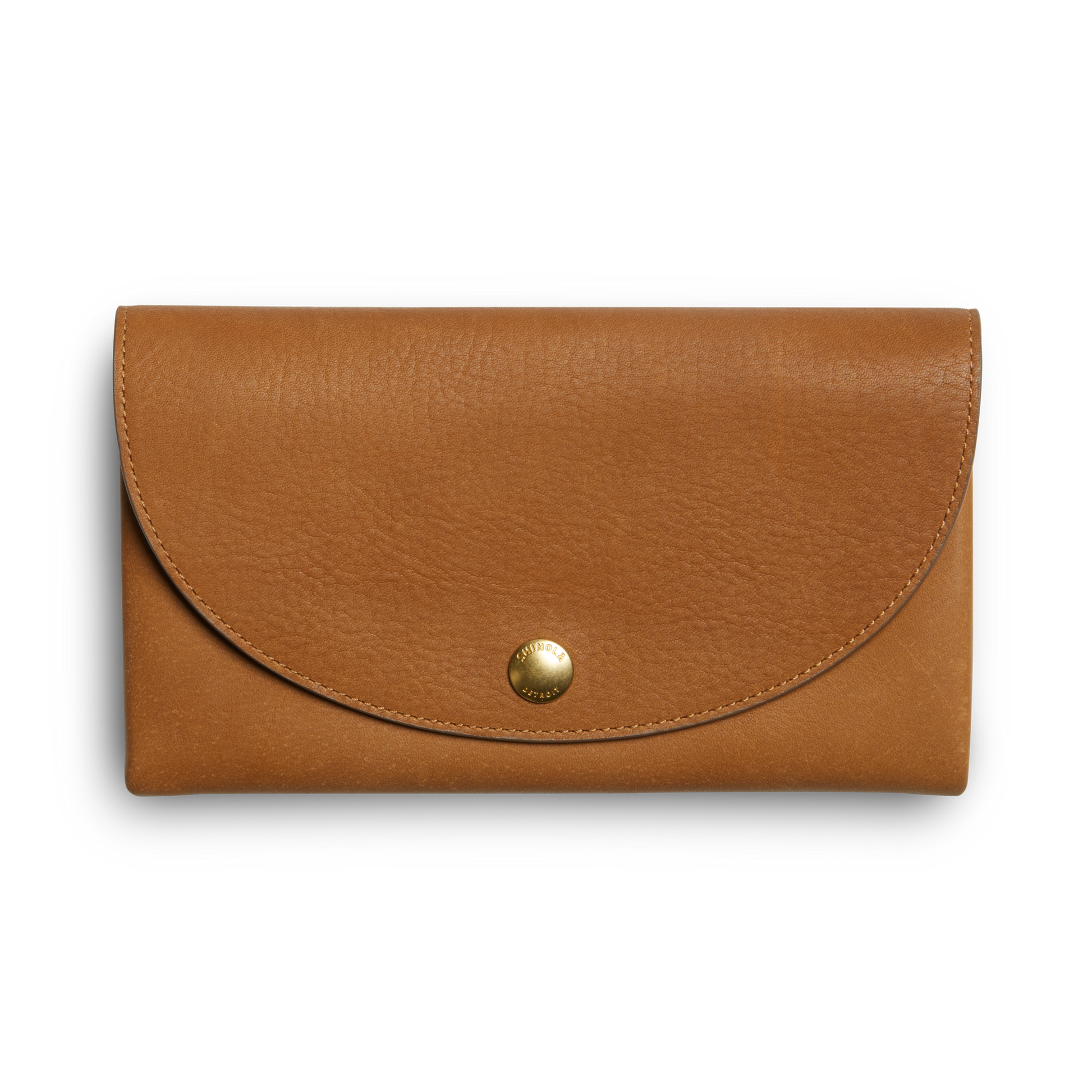 Birdy Large Snap Wallet - Tan