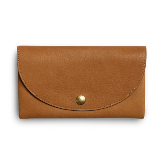 Birdy Large Snap Wallet - Tan