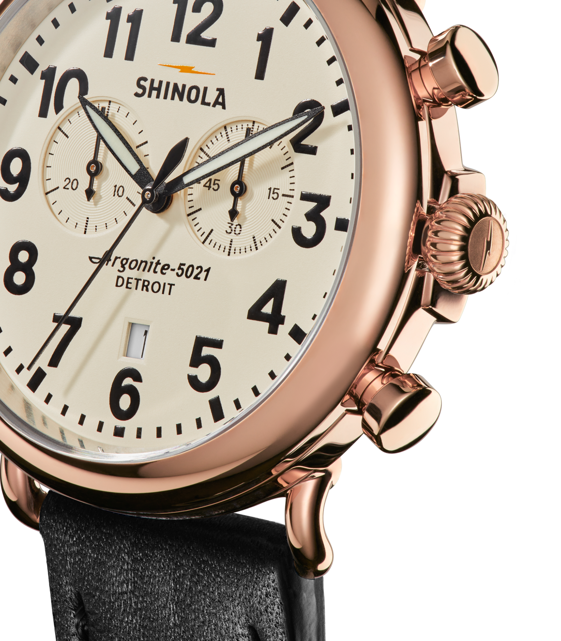 Runwell Chronograph Watch - Cream